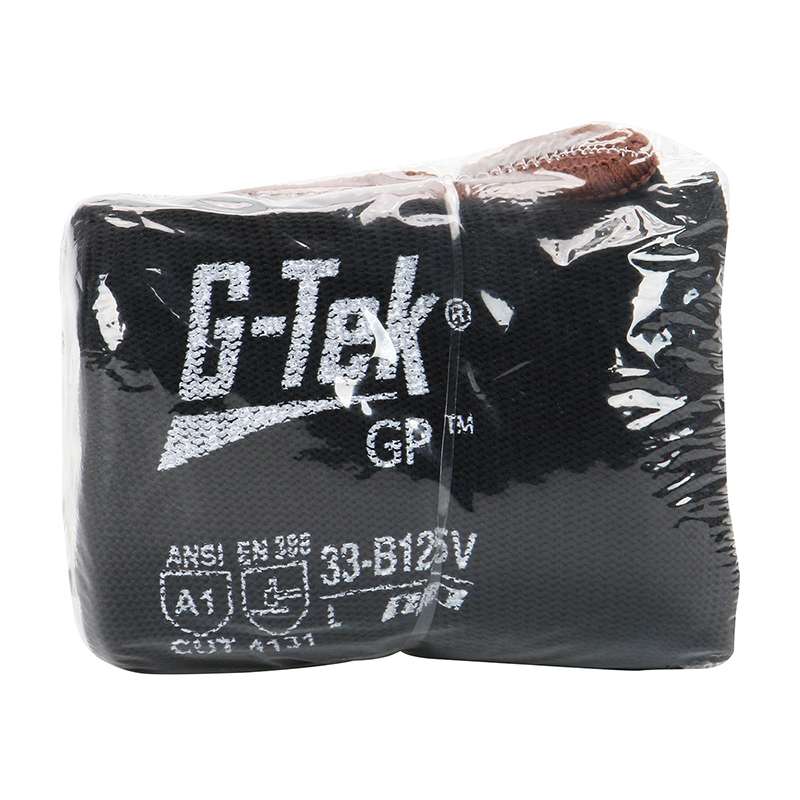 G-Tek® Seamless Knit Nylon Blend Glove with Polyurethane Coated Flat Grip on Palm & Fingers, Vend-Ready, Medium, 300 Pair per Case